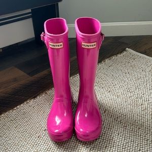 Hunter tall rain boots